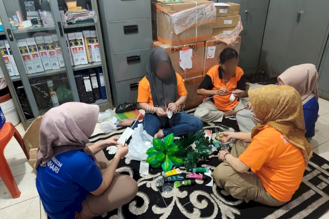 Warga Binaan Rutan Pelaihari Asah Kreativitas lewat Pembinaan Kerajinan Tangan