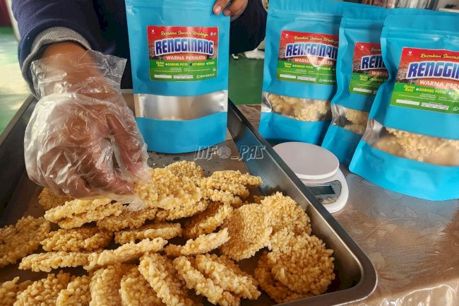 Rengginang Warna Permata Lapas Perempuan Martapura Siap Jadi Produk Unggulan