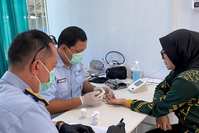 Gandeng BKK Palu, Lapas Luwuk Gelar Pemeriksaan HPV DNA dan Cek Kesehatan Gratis