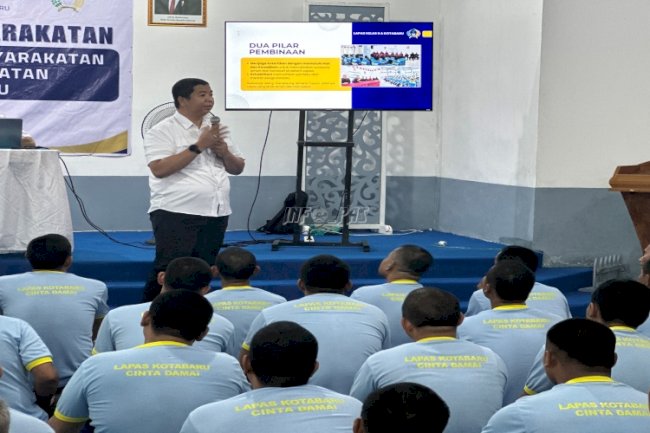 Kalapas Kotabaru Ajak Warga Binaan Memulai Perubahan lewat Rehabilitasi