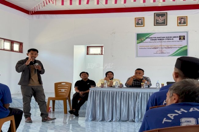 Kedatangan YPBHA-N, Warga Binaan Lapas Namlea Disosialisasikan Bantuan Hukum Gratis