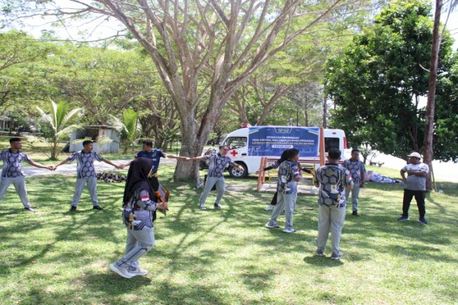 Pembinaan FMD Tumbuhkan Kebersamaan dan Tingkatkan Disiplin Petugas Lapas Piru