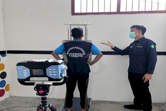 Lapas Ternate Gelar Skrining TBC lewat Rontgen Dada, Dukung Indonesia Bebas TBC 2030