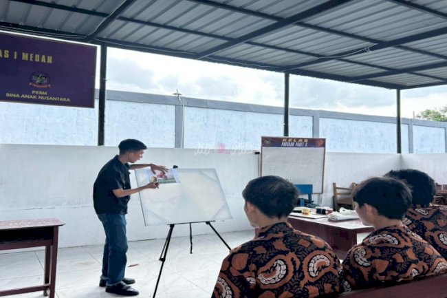 LPKA Medan dan DAAI TV Latih Anak Binaan Ekspresikan Diri lewat Seni Lukis