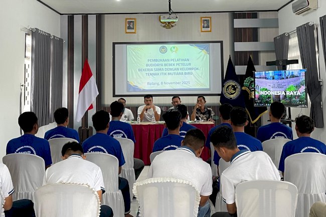 Bekali Warga Binaan dengan Keterampilan, Lapas Batang Adakan Pelatihan Budidaya Bebek Petelur 