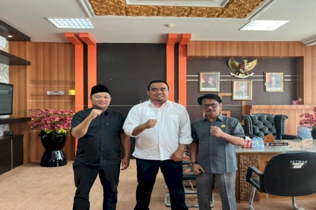 Kalapas Dharmasraya Bahas Pembinaan dan Pemberdayaan Warga Binaan dengan Ketua DPRD Kab. Dharmasraya