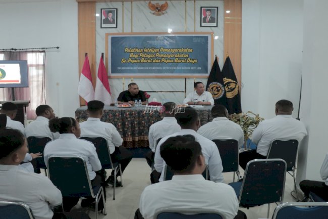 Kanwil Ditjenpas Papua Barat Perkuat Sistem Keamanan lewat Pelatihan Intelijen Pemasyarakatan