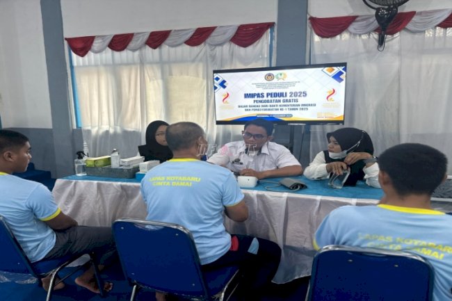 Lapas Kotabaru Gelar Pengobatan Gratis untuk Warga Binaan, Masyarakat, dan Petugas