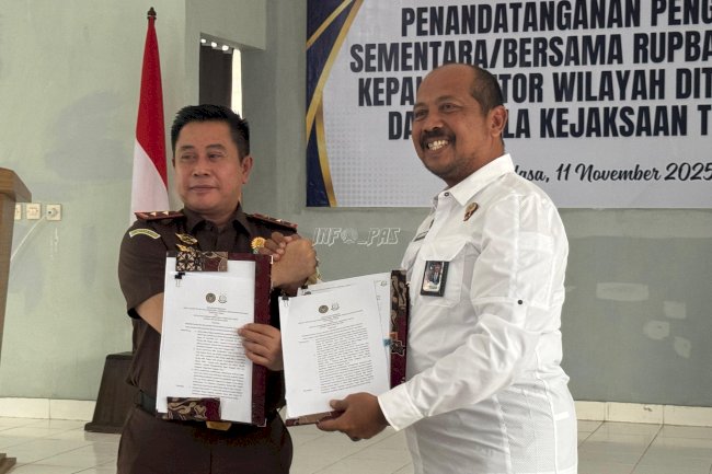 Serah Terima BMN, Kanwil Ditjenpas dan Kejati NTT Mantapkan Kolaborasi