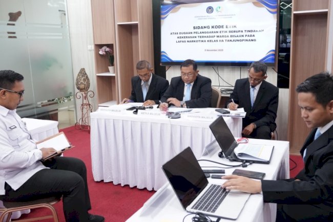Ditjenpas Komitmen Tegakkan Integritas, Kembali Gelar Sidang Kode Etik
