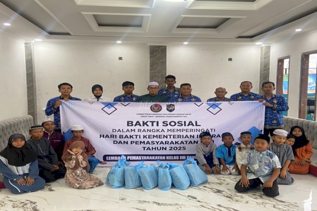 Peringati Hari Bakti Kemenimipas Tahun 2025, Lapas Pangkalan Bun Gelar Baksos dan Donor Darah 