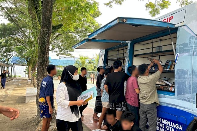 LPKA Medan Dorong Minat Baca Anak Binaan Lewat Perpustakaan Keliling