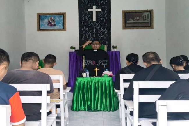 Lapas Wahai Sambut Kunjungan Pastoral GPM Jemaat Bethsan, Bina Rohani dan Bawa Harapan di Balik Jeruji