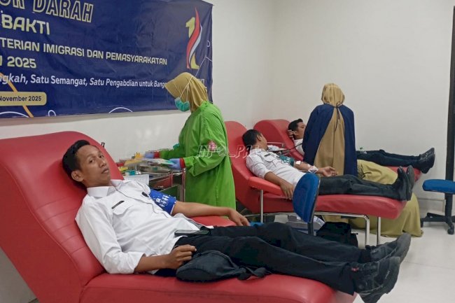 Rutan Kebumen Gelar Donor Darah Sambut HUT Pertama Kemenimipas