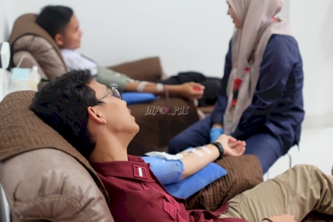 Rutan Rantau dan PMI Tapin Bersinergi Gelar Donor Darah Hari Bakti Kemenimipas