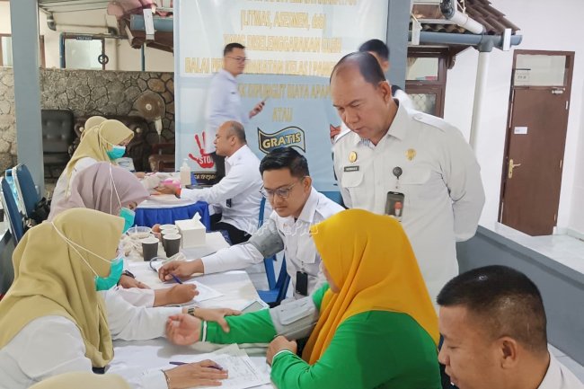 Kanwil Ditjenpas Babel Gelar Aksi Kemanusiaan, Donor Darah dan Pengobatan Gratis