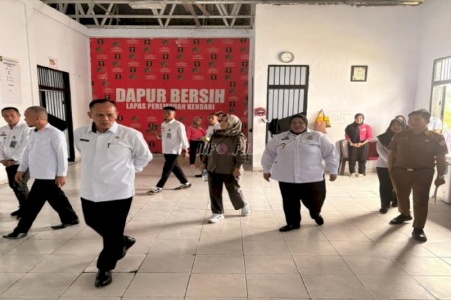 Kakanwil Ditjenpas Sultra Tinjau Lokasi Dapur MBG di Lapas Kendari, Lapas Perempuan Kendari, dan LPKA Kendari