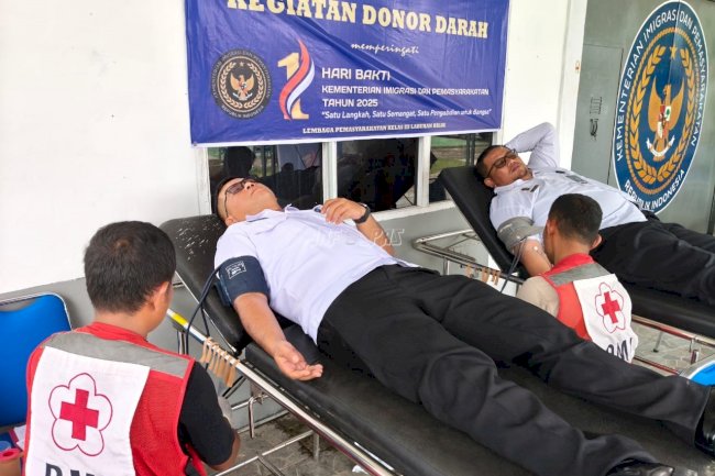 Lapas Labuhan Bilik Wujudkan Kepedulian Lewat Donor Darah dan Cek Kesehatan Gratis