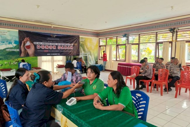 Semangat Kepedulian di Perbatasan, Lapas Atambua Gelar Donor Darah