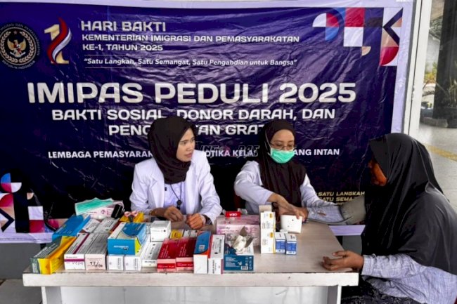 IMIPAS Peduli, Pengobatan Gratis Warnai Kepedulian di Lapas Narkotika Karang Intan