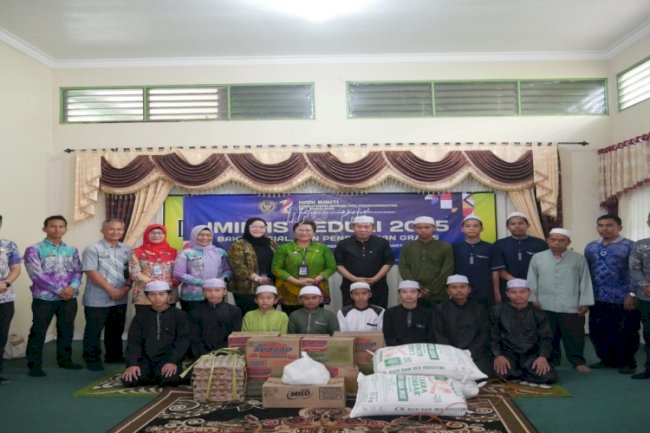 Lapas Perempuan Martapura Salurkan Bansos ke Panti Asuhan Budi Dharma