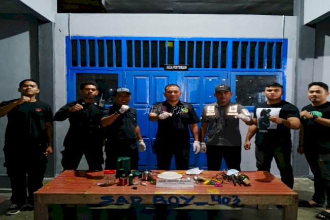 Lapas Ternate Tingkatkan Pengawasan melalui Razia Insidentil Malam Hari
