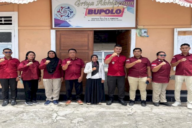 Bapas Ambon Perkuat Kerja Sama Pembimbingan Kemandirian Klien dengan UPTD Loka Latihan Kerja Buru