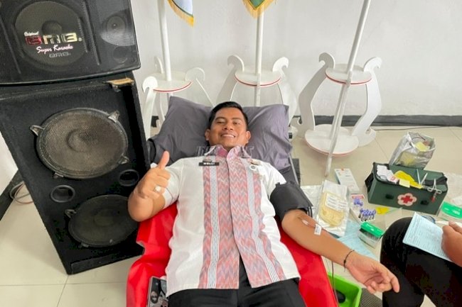 Pemasyarakatan Sulteng Wujudkan Semangat Kepedulian lewat Donor Darah Hari Bakti Kemenimipas