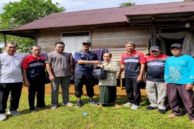 Rutan Pelaihari Salurkan Bantuan Sosial Peringatan Hari Bakti Kemenimipas