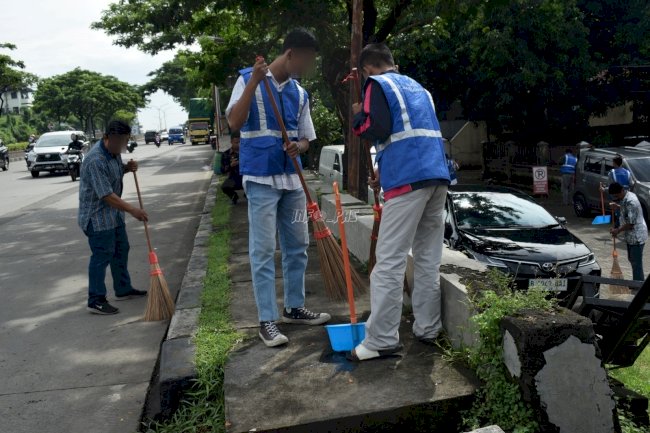 Sambut Hari Bakti Kemenimipas, Bapas Semarang Gelar Aksi Sosial 'Klien Bapas Peduli'