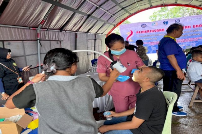 Rutan Kefamenanu Songsong Hari Bakti Kemenimipas dengan Pemeriksaan Kesehatan dan Bagikan Paket Makanan
