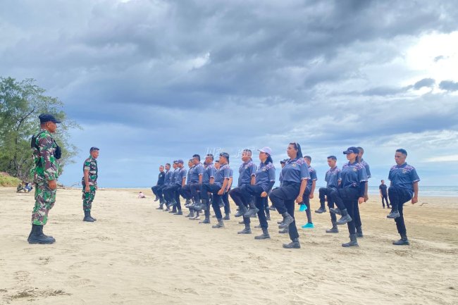 Rutan SoE Bangun Ketangguhan Petugas lewat FMD bersama Kodim 1621/TTS
