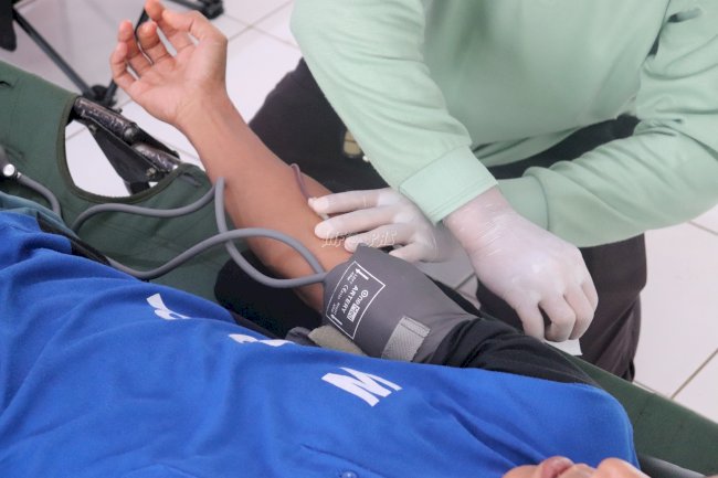 Donor Darah Warnai Peringatan Hari Bakti Kemenimipas di Lapas Tanjung