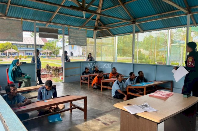 Tingkatkan Mutu Pendidikan, Lapas Piru Terima Visitasi Akreditasi PKBM Tunas Bangsa