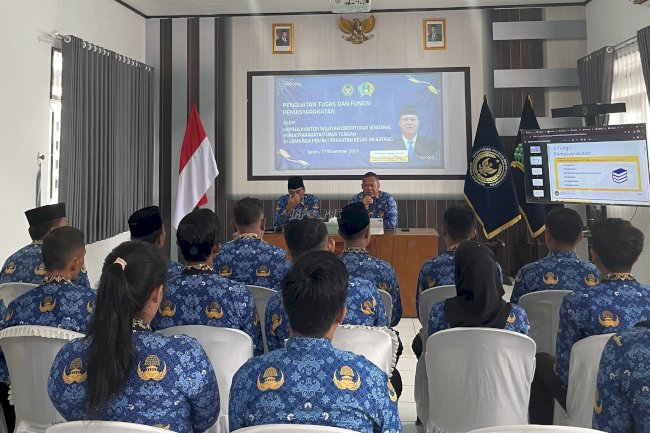 Penguatan Kakanwil Ditjenpas Jateng, Lapas Batang Bertekad Tingkatkan Profesionalitas Tugas