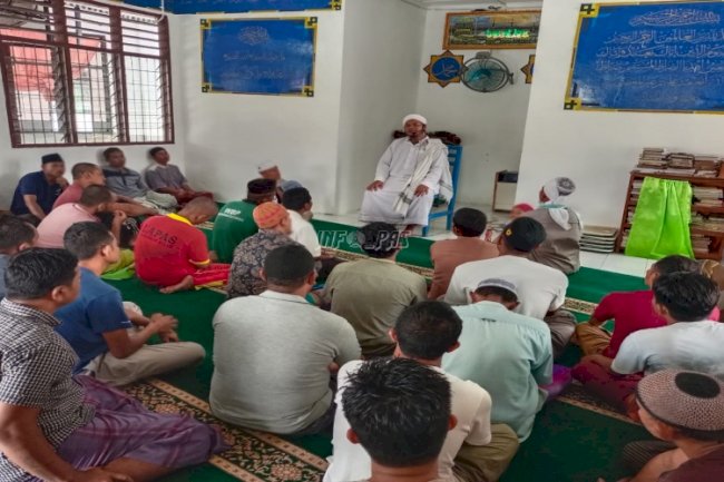 Perkuat Akidah, Warga Binaan Lapas Labuhan Bilik Dapat Tausiah dari Jama'ah Tabligh Negeri Lama