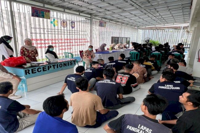 Lapas Pangkalpinang Gencarkan Penanggulangan TBC lewat ACF dan CXR