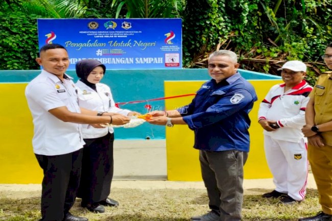 Pengabdian Bagi Negeri, Lapas Wahai Bangun TPS Terpadu untuk Masyarakat 