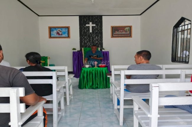 Lapas Wahai Gelar Ibadah Buka Usbu, Warga Binaan Khusyuk Jalani Pembinaan Keagamaan