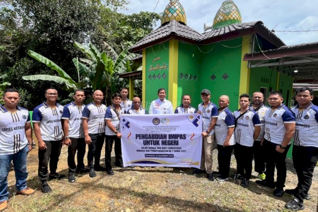 Pengabdian IMIPAS untuk Negeri, Lapas Kotabaru Renovasi Musala Babussalam