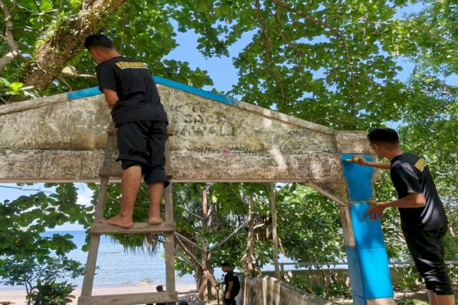 Lapas Bandanaira Gelar Program Pengabdian untuk Negeri di Objek Wisata Pantai Malole