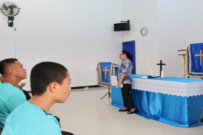 LPKA Ambon Berikan Pengembangan Iman dan Karakter bagi Anak Binaan melalui Pembinaan Sikap Syukur