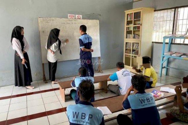 Lapas Tolitoli Gelar Pembelajaran Pemberantasan Buta Aksara bagi Warga Binaan