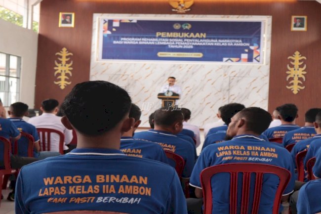 Gandeng BNNP Maluku, Lapas Ambon Buka Program Rehabilitasi Sosial 