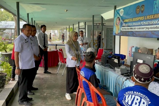 Ratusan Warga Binaan Lapas Narkotika Karang Intan Jalani Perekaman dan Penerbitan KTP-el