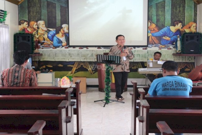 Bersama GBI HOR, Lapas Banjarmasin Perkuat Iman Warga Binaan Kristiani