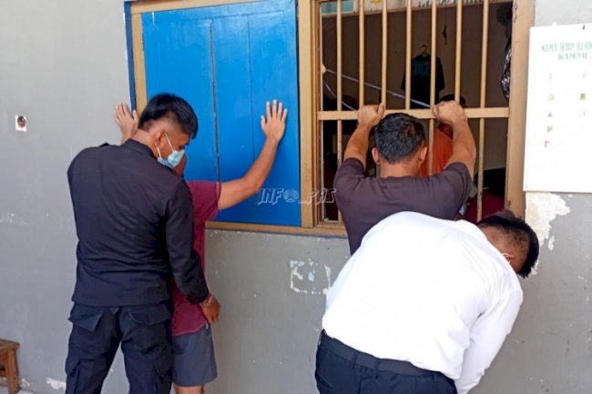Lapas Tolitoli Gelar Razia Blok Hunian, Temukan Sejumlah Barang Terlarang