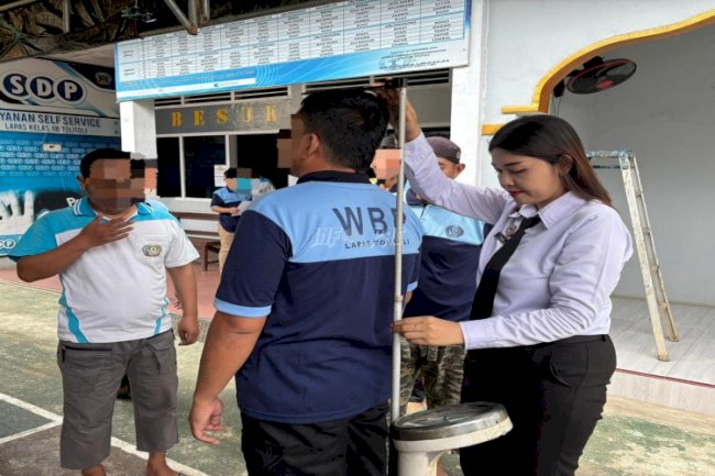 Lapas Tolitoli Gelar Skrining Gejala, Chest X-Ray, dan Inisiasi Terapi Pencegahan TBC