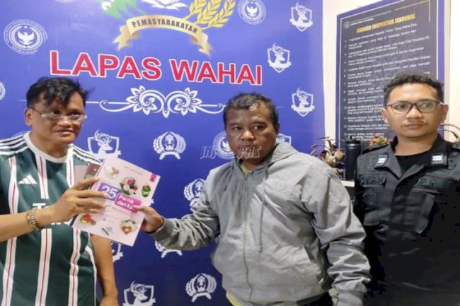 Tingkatkan Minat Baca Warga Binaan, Lapas Wahai Terapkan Sistem Klasifikasi DDC untuk 100 Buku Bantuan