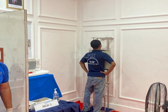 Lapas Pangkalan Bun Gandeng Dinkes Kab. Kobar, Puskesmas Madurejo, dan PT Tirta Medical Centre Laksanakan Skrining TBC bagi Warga Binaan